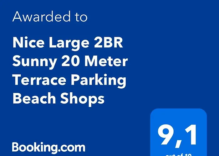 Large 2br Sunny 20 Meter Terrace Parking Shops *